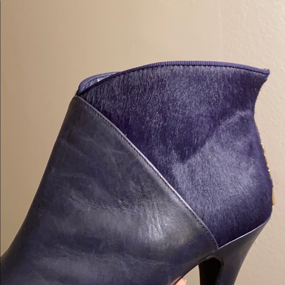 Me Too - Hidden platform bootie in navy blue - Picture 6 of 6